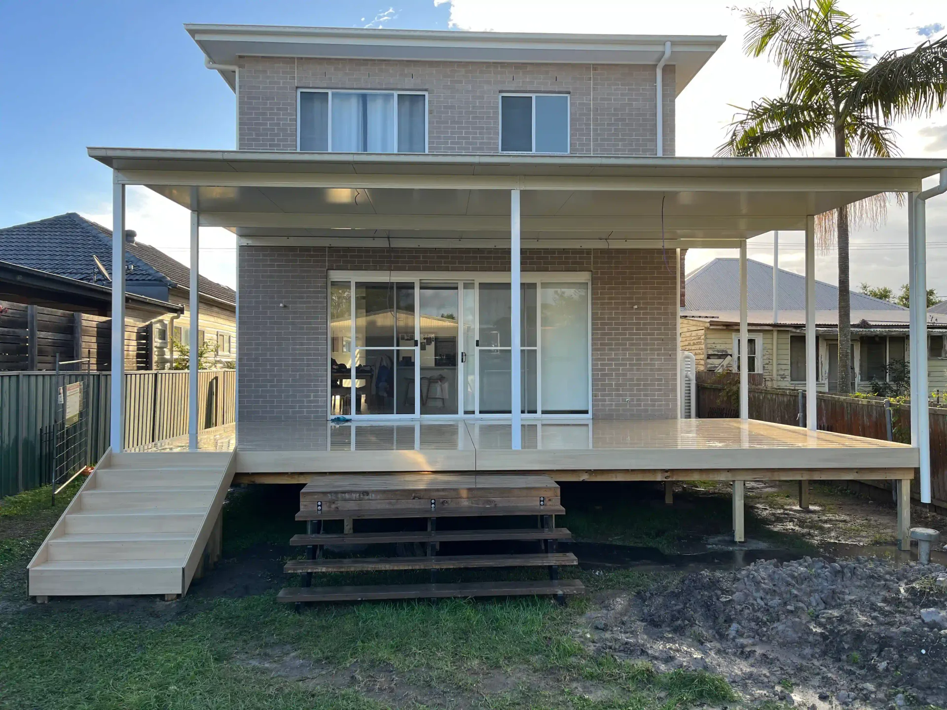 Timber deck and patio built by Decking Newcastle