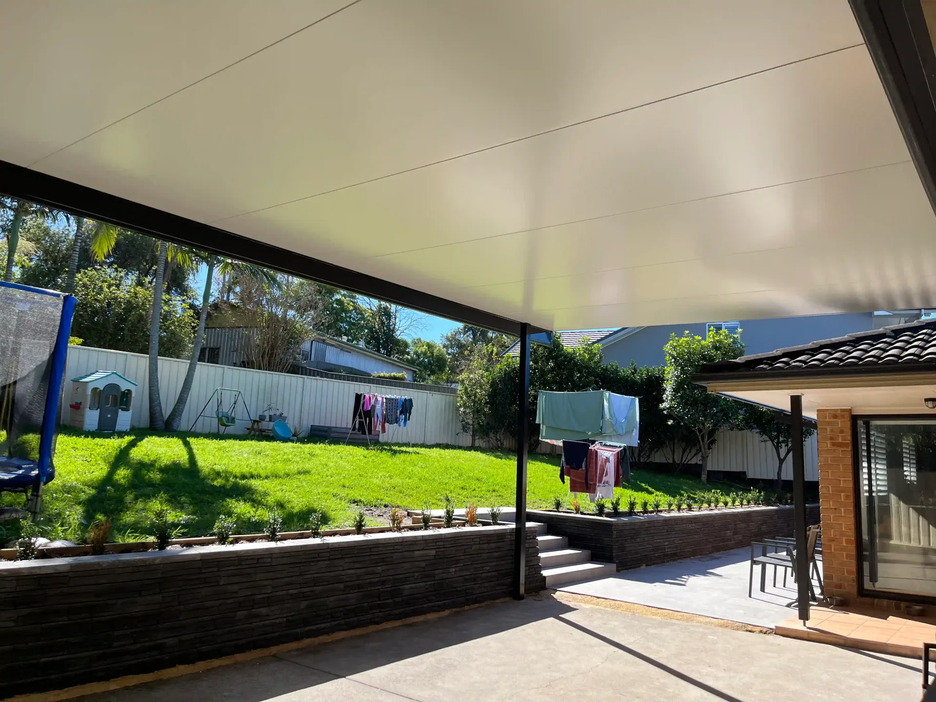 Covered patio built in Newcastle