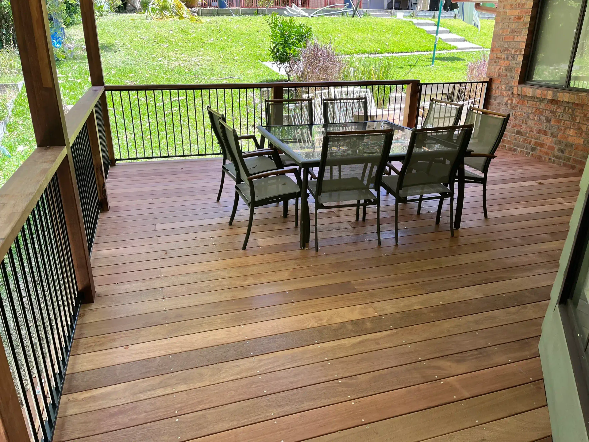 Timber deck built in Newcastle